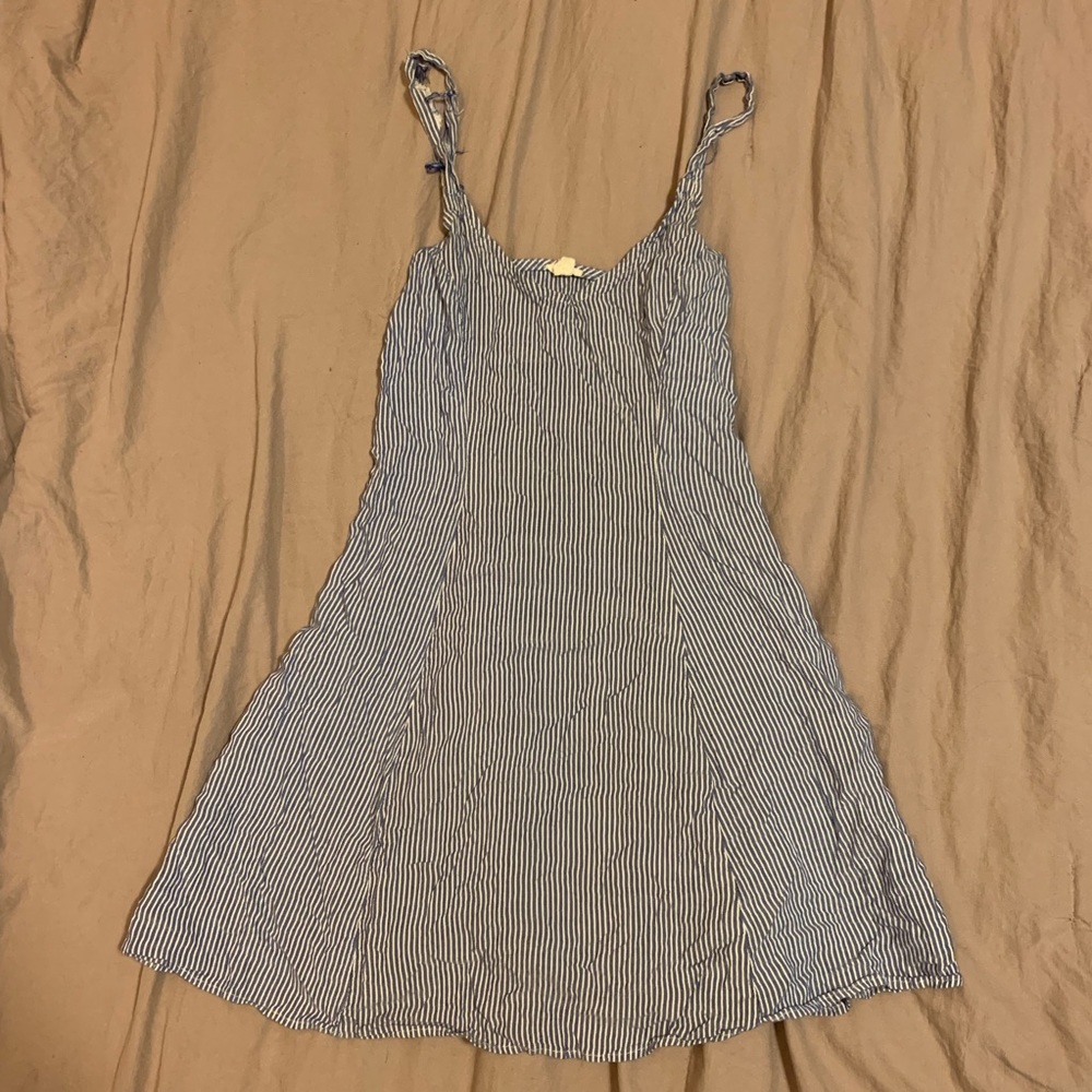 Blue& white striped dress!